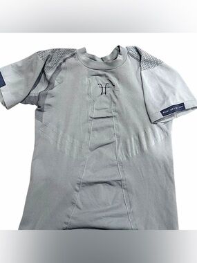 Horse Pilot Posture Motion Short Sleeve Horseback Riding Shirt Compression L / X